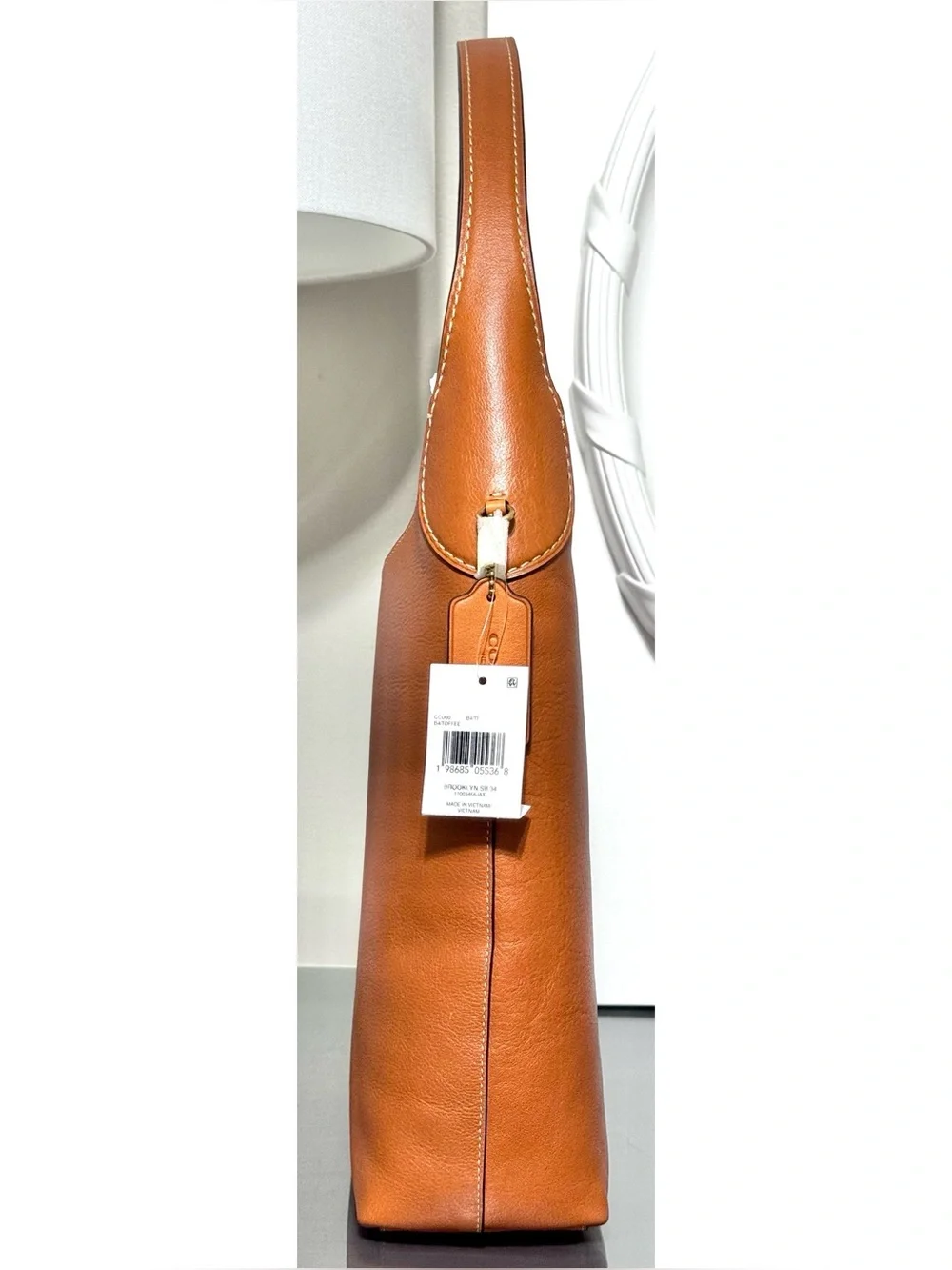 COACH Brooklyn Shoulder Bag 34, TOFFEE